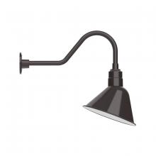 Montclair Light Works GNB103-51 - Angle 12" gooseneck wall light