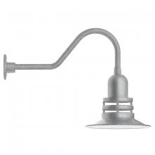 Montclair Light Works GNB148-49 - Atomic 12" gooseneck wall light