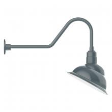 Montclair Light Works GNC122-40 - Emblem 14" gooseneck wall light