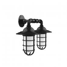 Montclair Light Works GNP052-41 - Vaportite 2-Light Straight Arm Wall Light