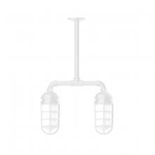 Montclair Light Works MSA050-44 - Vaportite 2-light Stem Hung Pendant Light