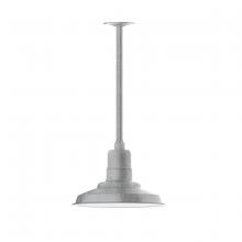 Montclair Light Works STA182-49 - Warehouse 12" pendant, stem mount