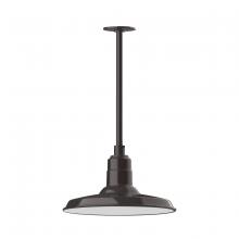 Montclair Light Works STA183-51 - Warehouse 14" pendant, stem mount