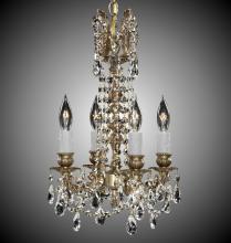 American Brass & Crystal CH9210-O-08G-PI - 4 Light Biella Chandelier