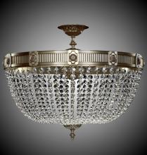 American Brass & Crystal FM8004-P-01G - 12 Light Valencia Flush Mount