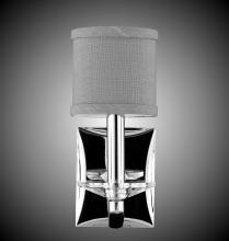 American Brass & Crystal WS5481-32G-36G-ST-GL - 1 Light Kensington Wall Sconce with Shade