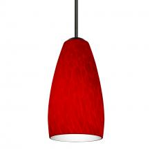 Besa Lighting 1BC-1509RC-BK - Besa Chrissy Pendant Black Red Cloud 1x50W MAX E12 Base