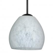 Besa Lighting 1BC-412219-BK - Besa Bolla Pendant Black Carrera 1x50W MAX E12 Base