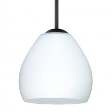 Besa Lighting 1BT-412207-BK - Besa Bolla Pendant Black Opal Matte 1x50W MAX E12 Base