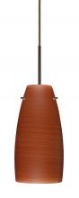 Besa Lighting 1JC-1512CH-LED-BR - Besa Tao 10 LED Pendant Cherry Bronze 1x9W LED