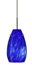 Besa Lighting 1JC-412686-BR - Besa Pera 9 Pendant Bronze Blue Cloud 1x100W Medium Base