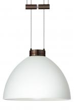 Besa Lighting 1XA-467907-BR - Besa Pendant Brella Bronze White 1x50W Halogen