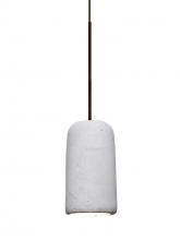 Besa Lighting 1XC-GLIDENA-LED-BR - Besa Glide Cord Pendant, Natural, Bronze Finish, 1x2W LED