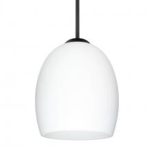 Besa Lighting J-169707-LED-BK - Besa Lucia LED Pendant For Multiport Canopy Opal Matte Black 1x9W LED