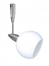 Besa Lighting RSP-155907-06-SN - Besa Spotlight With 6" Stem Palla 3 Satin Nickel Opal Matte 1x35W Halogen Mr11