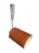 Besa Lighting RSP-5118CH-06-SN - Besa Spotlight With 6" Stem Tammi 3 Satin Nickel Cherry 1x50W Halogen Mr16