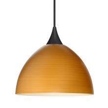 Besa Lighting XP-4679OK-BK - Besa Pendant Brella, Black Finish, Oak 1x50W MAX GY6.35 Base