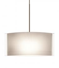 Besa Lighting 1XT-673006-BR - Besa Jodi Pendant 1xtopal Glossy Bronze 1x50W Halogen