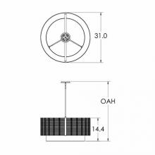 Hammerton CHB0020-31-FB-SH-001-E2 - Downtown Mesh Drum - 31-Inch