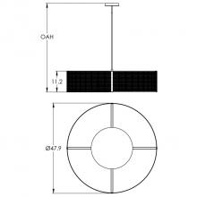 Hammerton CHB0020-48-FB-0-001-E2 - Downtown Mesh Drum - 48-Inch