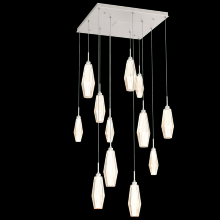 Hammerton CHB0049-12-BS-RA-C01-L1 - Aalto Square 12pc Multi-Pendant