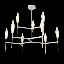 Hammerton CHB0050-54-BS-CA-001-L1 - Rock Crystal Round Chandelier-54-Metallic Beige Silver