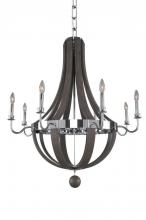 Kalco 300484CH - Sharlow 8 Light Chandelier