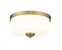 ECOM Only 220F2-HBR - 2 Light Flush Mount