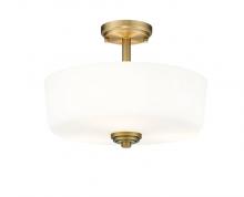 ECOM Only 220SF3-HBR - 3 Light Semi Flush Mount