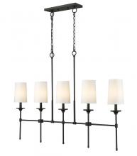 ECOM Only 3033-5L-MB - 5 Light Linear Chandelier