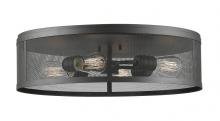 ECOM Only 331F21-BRZ - 4 Light Flush Mount