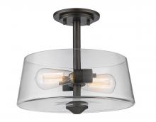 ECOM Only 428SF2-OB - 2 Light Semi Flush Mount