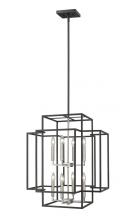 ECOM Only 454-28BK-BN - 8 Light Chandelier