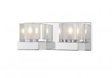 ECOM Only 467-2V-CH-LED - 2 Light Vanity