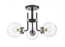 ECOM Only 477-3SF-MB-BN - 3 Light Semi Flush Mount