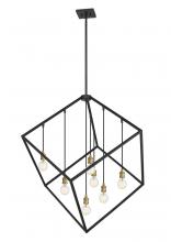 ECOM Only 478P44-BRZ-OBR - 7 Light Chandelier