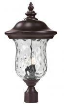 ECOM Only 533PHB-RBRZ - 3 Light Outdoor Post Mount Fixture