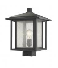 ECOM Only 554PHBS-BK - 1 Light Outdoor Post Mount Fixture