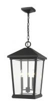 ECOM Only 568CHXL-BK - 3 Light Outdoor Chain Mount Ceiling Fixture