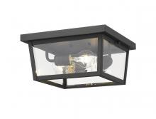 ECOM Only 568F-BK - 3 Light Outdoor Flush Mount