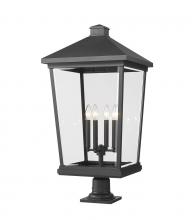 ECOM Only 568PHXXLR-533PM-BK - 4 Light Outdoor Pier Mounted Fixture