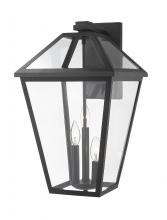 ECOM Only 579B-BK - 3 Light Outdoor Wall Light