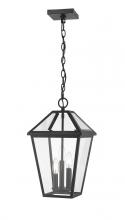 ECOM Only 579CHB-BK - 3 Light Outdoor Chain Mount Ceiling Fixture