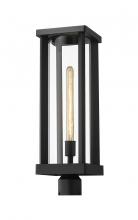 ECOM Only 586PHBR-BK - 1 Light Outdoor Post Mount Fixture