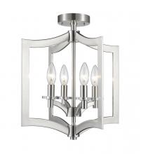 ECOM Only 6008SFC-BN - 4 Light Semi Flush Mount