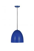 ECOM Only 6012P9-BLU - 1 Light Pendant