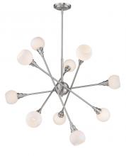 ECOM Only 616-10C-BN-LED - 10 Light Chandelier