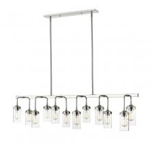 ECOM Only 617-12L-PN - 12 Light Linear Chandelier