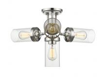 ECOM Only 617SF-PN - 4 Light Semi Flush Mount