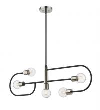 ECOM Only 621-5L-MB-PN - 5 Light Linear Chandelier